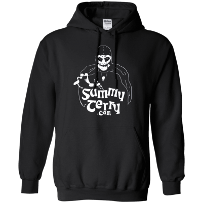 Sammy 1 Hand BW Black Hoodie