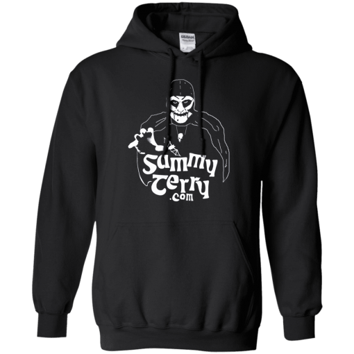Sammy 1 Hand BW Black Hoodie