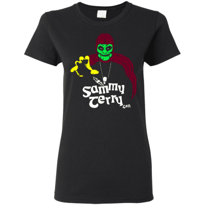 Sammy 1 Hand Color Ladies' Black T-Shirt