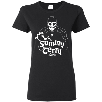 Sammy 1 Hand BW Ladies' Black T-Shirt