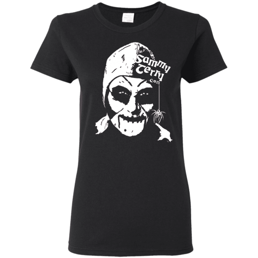 Sammy Head BW Ladies' Black T-Shirt
