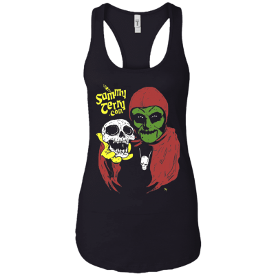 Sammy & Skully Ladies Black Racerback Tank