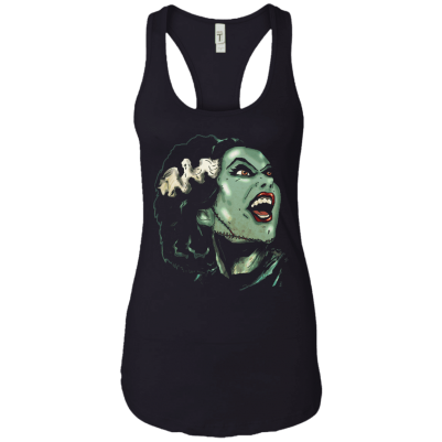 Bride Ladies Black Racerback Tank