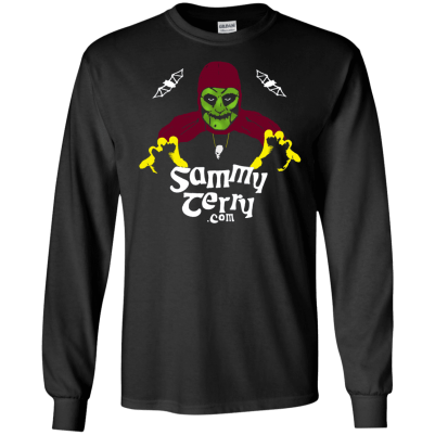 Sammy 2 Hands Long Sleeve Black T-Shirt