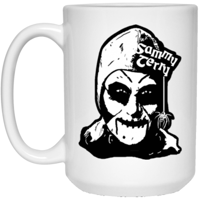 Sammy Face BW 15 oz. White Mug