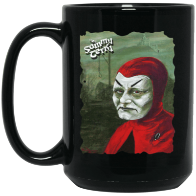 Sammy Portrait 15 oz. Black Mug