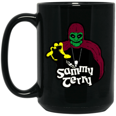 Sammy 1 Hand 15 oz. Black Mug