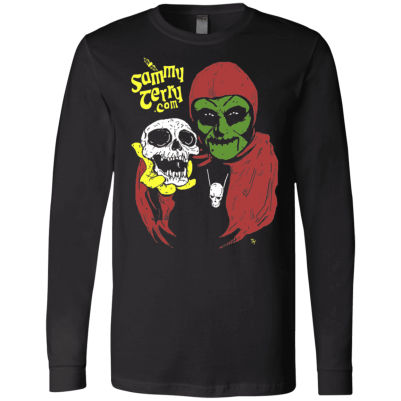 Sammy & Skully Black Softer LS T-Shirt