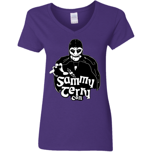 Sammy 1-Hand BW Ladies V-Neck Asst Color T-Shirt - Image 3
