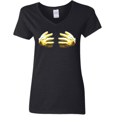 Sammy Hands Ladies' V-Neck T-Shirt